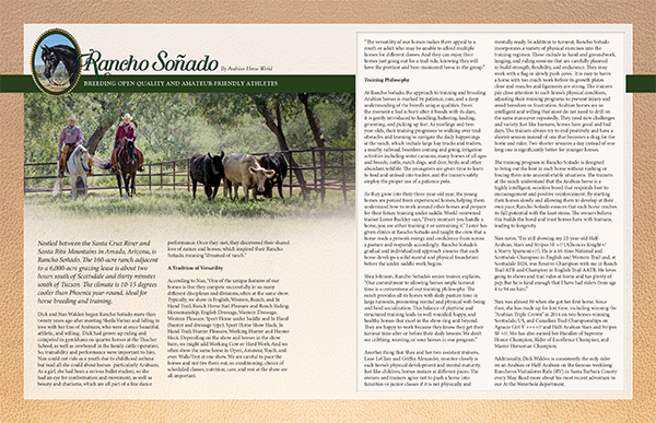 2024 rancho sonado AHW Summer Article thumb